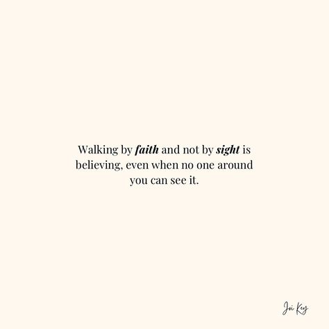 Do you have faith even when you can’t see it? Some people may say that you’re crazy. They may not understand why you believe in something that seems impossible. However, we walk by faith and not sight. We trust that God will do what he said. It doesn’t matter what it looks like to anyone else. If God said we believe it! “For we walk by faith, not by sight” 2 Corinthians‬ ‭5‬:‭7‬ ‭KJV‬‬ Does anybody else believe in what looks impossible? 🙋‍♀️ #joi2day #walkbyfaith #trustingod #christian... Why Do You Believe In God, By Faith Not By Sight, I Do Love You, Walk By Faith, Do You Believe, Believe In God, Have Faith, Trust God, See It