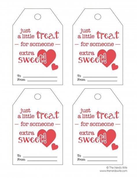 Sweet Treat Tags for Valentines Diy Gift Tags Valentines Day, Valentines Day Gift Tags, Free Valentines Day Printables For Kids Gift Tags, Teacher Valentine Printables Free, Cookie Valentines Printable Free, Free Valentines Day Tag, Cookie Grams Valentine, Teacher Valentine Printable, Sweet Treat Tags Free Printable