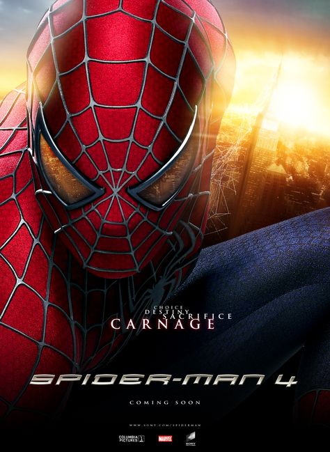 You HAVE to see this in the theatres. It makes the other Spiderman movies suck Spiderman Sam Raimi, New Spiderman Movie, Spiderman 2002, Amazing Spider Man 3, Spiderman Painting, Spiderman 4, The Amazing Spiderman 2, Spider Man Trilogy, All Spiderman