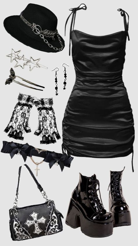 → 🦇・ First shuffle! ⋆˚ Goth party fit ୭ 🎱 ✧ ˚. ✭ #myfirstshuffle #goth #outfit #outfitidea #outfitinspo #fit #gothoutfit #gothfit #emo #black #blackoutfit #fyp #fypshuffle ミ Emo Party Outfit, Emo Party, Goth Party, Goth Fits, Goth Outfit, Party Fits, Goth Outfits, Black Outfit, Party Outfit