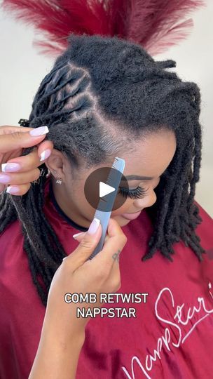 644K views · 66K reactions | Beautiful Comb Retwist ✨🤩 book your appointment www.NappStar.com #locs #locstylesforwomen | Annette Roche Comb Retwist, Loc Styles, Book Your Appointment, Hair Tips, Locs, Hair Hacks, Comb, How To Use, Girl Fashion