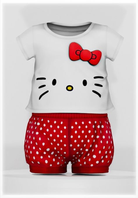 WIP _Hello Kitty Set for Infants Sims4cc Infant Clothes, Sims Hello Kitty, Sims Hello Kitty Cc, Toddler Clothing Sims 4, Sims 4 Cc Baby Clothes Infant, Sims 4 Infant Pacifier, Baby Clothes Sims 4 Cc, Sims4 Kids Clothes, Sims4 Infant Hair