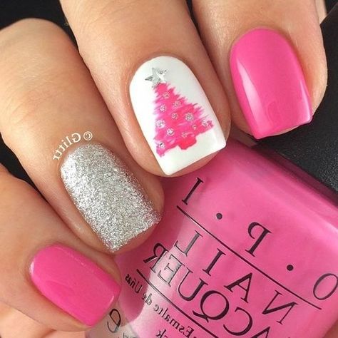 Cute Christmas Nails, Christmas Gel Nails, Christmas Nail Art Designs, Super Nails, Trendy Nail Design, Xmas Nails, Christmas Nail Designs, Christmas Nail, Christmas Nail Art