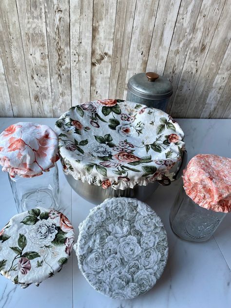 Sourdough Jar Cover, Diy Bowl Covers, Proofing Bread, Sourdough Bread Starter, Bread Starter, Household Sewing, Business Idea, Pie Plate, Small Bowl