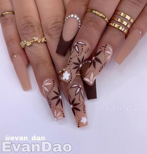 Short Fall Nail Designs, Short Fall Nail, Book Appointment Now, Mexican Nails, Autumn Manicure, Brown Acrylic Nails, Long Acrylic Nail Designs, Arlington Texas, Autumn Look