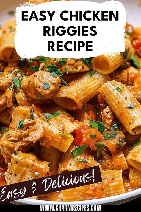 Discover how to create a mouth-watering Chicken Riggies dish right in your kitchen. This recipe brings the flavor of traditional Italian-American cuisine—from Utica, New York—to your dining table. Combining tender chicken, spicy peppers, and a rich tomato cream sauce, this dish pleases family and friends alike. Ideal for weeknight dinners or special occasions, Chicken Riggies offer a hearty meal that's both simple and delightful. Try this delicious recipe today and impress your guests with this classic comfort food! Spicy Chicken Riggies, Chicken Riggies Recipe Utica, Easy Chicken Riggies Recipe, Chicken Riggies Recipe Easy, Chicken Riggies Utica, Chicken Riggies Recipe, Chicken Riggies, Sweet Pepper Recipes, Creamy Tomato Sauce