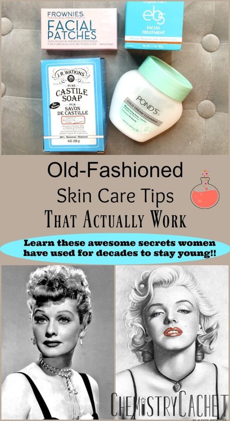 Old-Fashioned Skin Care Tips That Actually Work! Secrets women have used for decades Makeup Tips For Dry Skin Faces, Vintage Skincare Routine, Chemistry Ideas, Facial For Dry Skin, Perfume Chanel, Skin Care Routine For 20s, Personal Grooming, Top Beauty, Blogger Tips