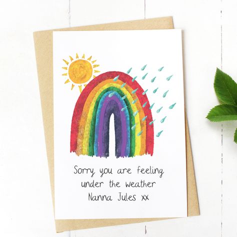 Shine Illustration, Cheerful Illustration, Card For Teacher, Birthday Cards For Mother, Shower Hostess Gifts, Teacher Thank You Cards, Rainbow Card, Teacher Cards, Rainbow Theme