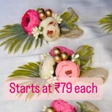 Flower Bunches For Packing, Engagement Decorations Indian, Flower Bunches, Trousseau Packing, Tray Decoration, Wedding Gift Pack, Classic Wedding Decorations, Dolls Diy, Festive Wedding