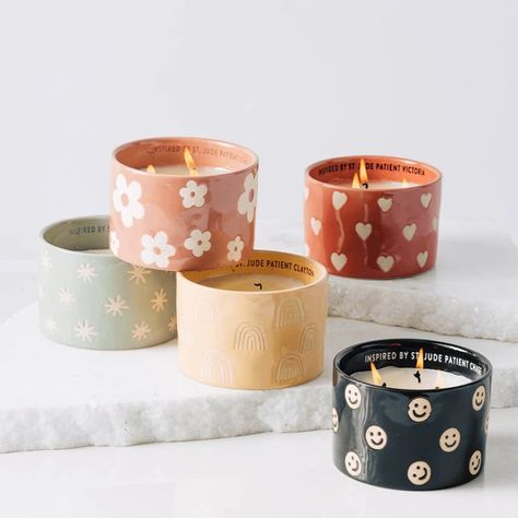 Candles In Ceramics, Glass Jar Candles Diy, Jesmonite Candle Jar, Pottery To Sell, Uses For Glass Jars, Creative Things To Sell, Diy Things To Make And Sell, Candle Glass Decoration, Top Selling Crafts