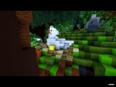 Minecraft goose Minecraft Goose Statue, Goose Statue, Minecraft Stuff, Furniture Sets, Minecraft, Outdoor Furniture Sets, Outdoor Furniture, Statue, Building