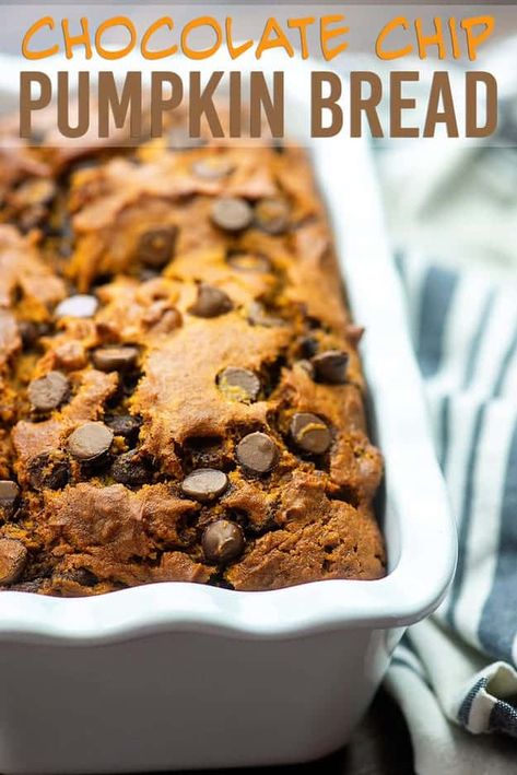 Pumpkin Crunch Cake, Mini Loaves, Pumpkin Crunch, Moist Pumpkin Bread, Chocolate Chip Bread, Pumpkin Recipes Easy, Pumpkin Chocolate Chip Bread, Gluten Free Chocolate Chip, Pumpkin Bread Recipe