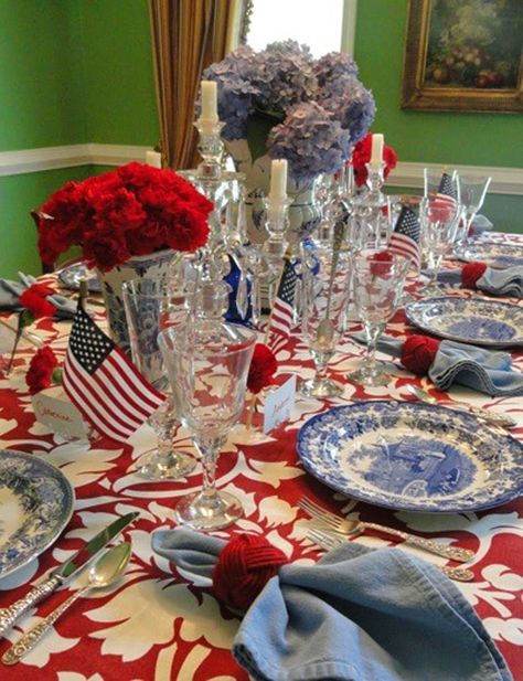 A Touch of Southern Grace : Fourth Of July Tablescapes