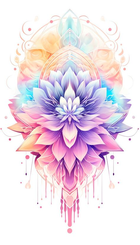 Dream Catcher Wallpaper Iphone, Lotus Flower Logo Design, Mandala Wallpaper, Flower Logo Design, Art Therapy Activities, Mandala Artwork, Celestial Art, Pretty Wallpaper Iphone, Coloring Book Art