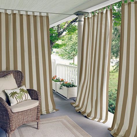 Outdoor Panels, Cute Curtains, Tab Top Curtains, Patio Curtains, Decor Pillows, Outdoor Curtains, Patio Spaces, Fabric Shower Curtains, Window Panels