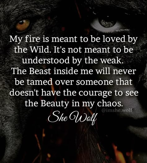 Alpha Female Quotes, Fate Quotes, Goth Quotes, Witchy Items, Twisted Quotes, Reality Of Life Quotes, Wolf Quotes, She Wolf, Wolf Spirit