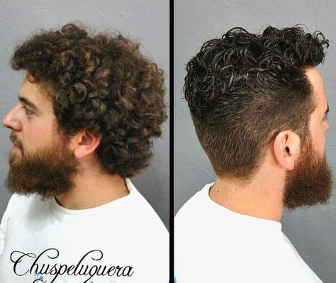 tapered men's haircut for curly hair Boys Haircut Styles, Men's Curly Hairstyles, Men With Curly Hair, Curly Hair Fade, Cool Short Hairstyles, Styles Ideas, Boys With Curly Hair, Haircuts For Curly Hair, Corte De Cabelo Masculino