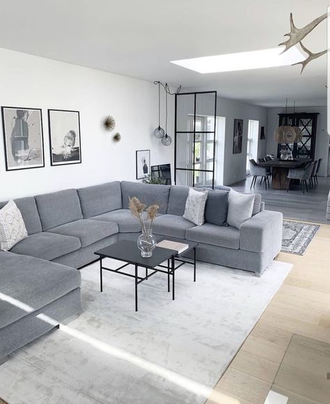 Gray Living Room Design, Minimalist Living Room Decor, Classy Living Room, Living Room Decor Gray, Latest Living Room Designs, Apartment Living Room Design, Living Room Design Inspiration, Living Room Decor Cozy, Ideas Living Room