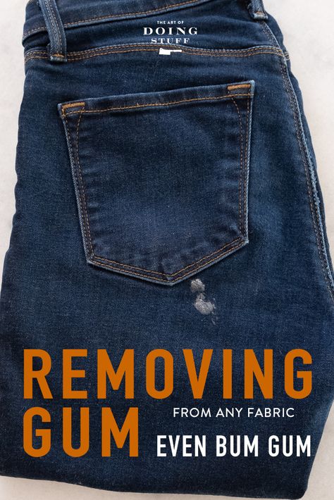 Gum On Clothes How To Remove, Getting Gum Out Of Clothes, Gum Removal From Clothes, Gum Out Of Clothes How To Remove, Removing Gum From Fabric, How To Remove Gum From Fabric, Get Gum Out Of Clothes, How To Get Gum Out Of Fabric, How To Get Gum Off Clothes