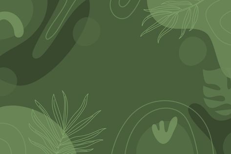 Free Vector | Hand drawn olive green background Plant Powerpoint Background, Plant Background Laptop, Green Slide Background, Green Computer Background, Green Background Powerpoint, Powerpoint Background Design Green, Green Background Landscape, Green Powerpoint Background, Green Plants Background