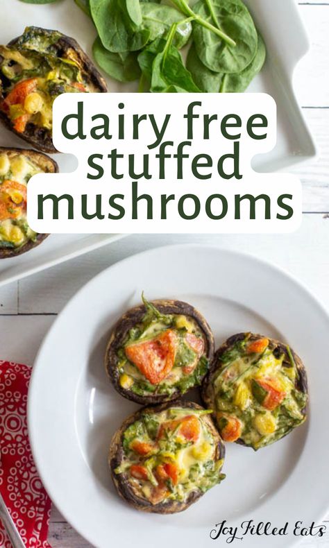 Dairy Free Crab Stuffed Mushrooms, Dairy Free Stuffed Mushrooms, Paleo Stuffed Mushrooms, Catering Meals, Salt Free Diet, Baked Stuffed Mushrooms, Mushrooms Stuffed, Keto Vegetables, Dairy Free Appetizers