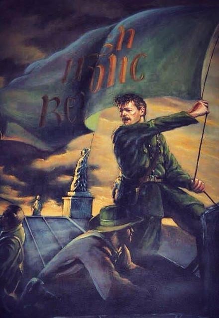 Up the Republic, one island, one nation I.r.a Ireland, Irish Revolution, 1916 Rising, Ireland 1916, Celtic History, Asparagus Wraps, Irish Independence, Irish Things, History Wallpaper