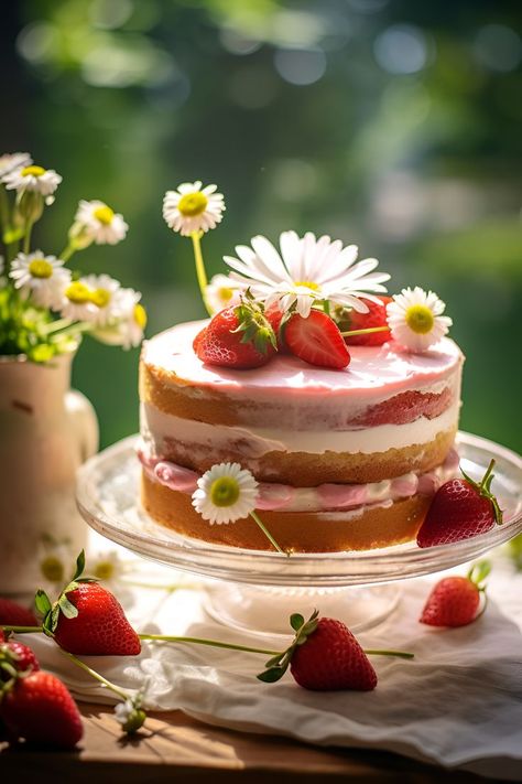 Indulge in the artistry of our Strawberry-Lemonade Layer Cake, where every slice is a masterpiece. 🍰🍓🍋 Set against the sunlit backdrop of a charming garden terrace, it's a visual symphony of vibrant flavors, captured with an artistic eye. 🌞🌿 📸 Explore the world of delectable creations and enchanting landscapes with us on Pinterest. Follow now for more sweet summer inspiration and culinary delights! 📷🌸 #FoodPhotography #SummerTreats #DeliciousDesserts #TemptingTreats #Photography Strawberry Cake Photography, Baking Book, Cake Photography, Garden Terrace, Strawberry Cakes, Charming Garden, Sweet Delights, Pancakes And Waffles, Strawberry Lemonade