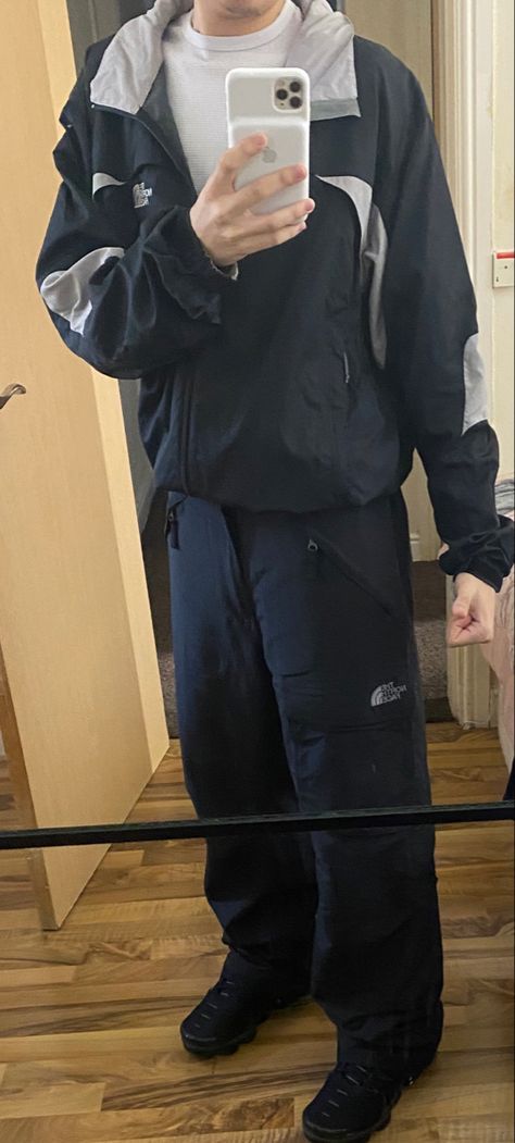 The north face jacket mens outfit ski pants #fashion #jordan4 #jordan #trackpants #niketrackpants #2k #fit #fitpic #mensclothing #mensclothing #menswear #menstyle #inspofashion #aesthetic #fashion streetwear // gorpcore // aesthetic // inspo // outfit inspo // y2k // trackpants // jordans // jordan4s // uk // corteiz // baggy pants // central cee |/ coachella // festival men outfits The North Face Jackets Mens, Nike Track Pants, Track Pants Outfit, Baggy Pant, Ski Pants, North Face Jacket, Pants Outfit, Track Pants, Mens Fitness