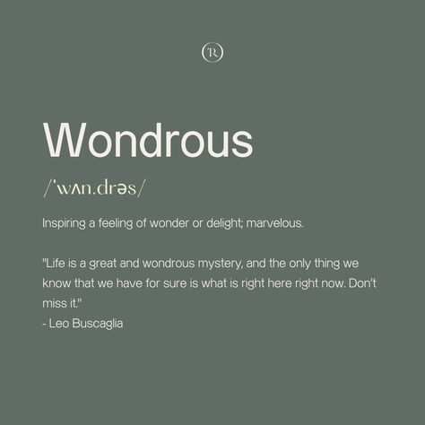 Leo Buscaglia, Crown Of Thorns, Take A Breath, The Hustle, Word Of The Day, One Word, The Present, This Moment, Don't Let