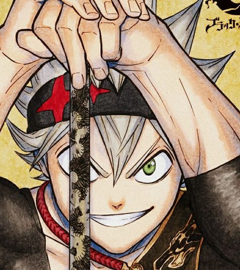 Asta Staria, Baekhyun Fanart, Manga Colored, Anime Devil, Black Clover Manga, Black Bull, Black Clover Anime, Black Cover, Animated Icons