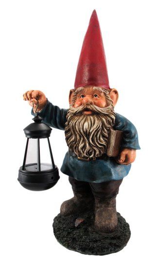 Holding Lantern, Funny Garden Gnomes, Solar Lantern Lights, David The Gnome, Solar Powered Lanterns, Garden Gnomes Statue, Statues For Sale, Gnome Statues, The Lantern