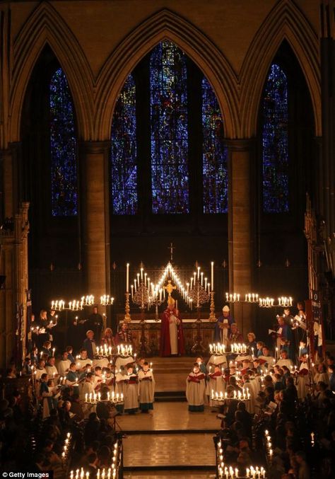 Although commonly known as Salisbury Cathedral, the official name is the Cathedral of Saint Mary. In 2008, the cathedral celebrated the 750th anniversary of its consecration in 1258 Dark Candle Lit Wedding, Pretty Cathedrals, Cathedral Candles, Cathedral Decor, Christmas Cathedral, Cathedral Christmas, Christmas Vampire, Gangster Wedding, Catholic Advent