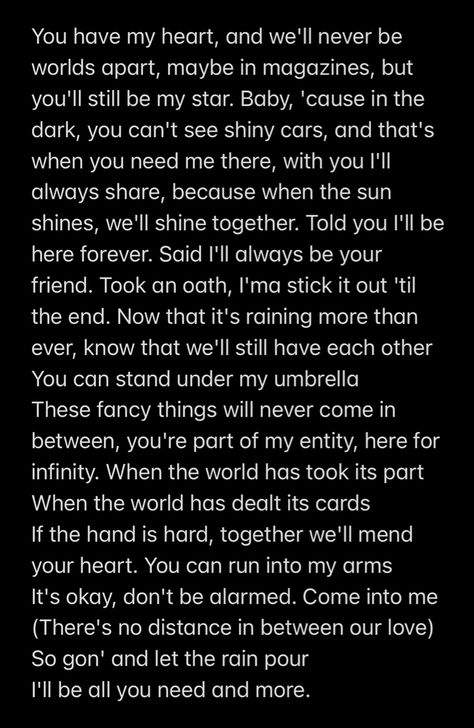 What To Tell Your Crush, Life Cast, Ill Be Here, Under My Umbrella, No Matter What Happens, Stick And Poke, Breath In Breath Out, Your Crush, More Than Words