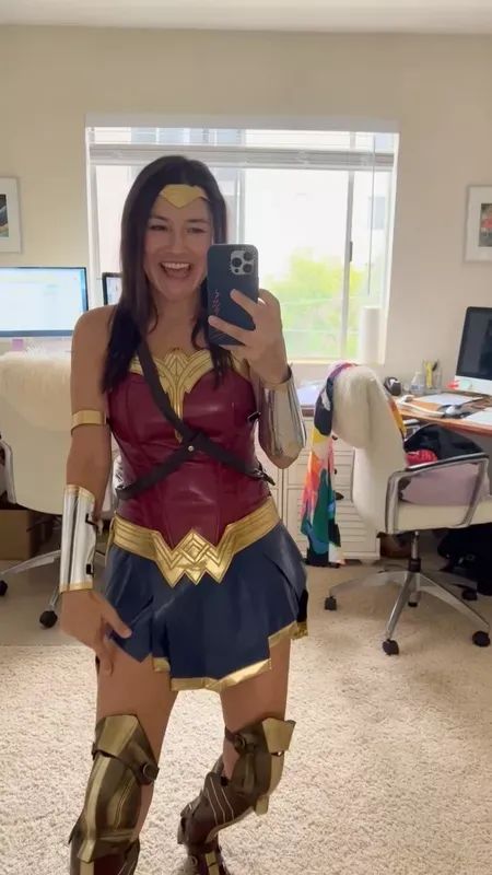 Halloween costume idea: wonder woman, available on Amazon! Woman Costume, Halloween Costume Idea, Wonder Woman Costume, Halloween Costume, Halloween Decorations, Halloween Costumes, Wonder Woman, Wonder, Halloween