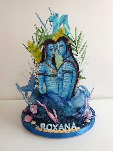 Avatar Cake, Cakes Inspiration, Avatar The Way Of Water, Disney Cakes, Wafer Paper, Gum Paste, Cake Inspiration, Rice Paper, Cake Decorating