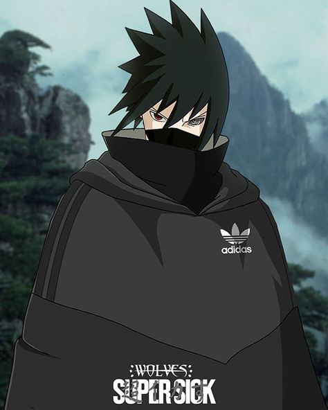 Adidas Anime, The Uchihas, Nike Wallpapers, Anime Edits, Sasuke Uchiha, Naruto, Anime Art, Adidas, Anime