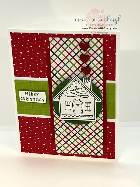 AWOW Blog Hop - Sketch Challenge - Create With Cheryl - Cheryl Hamilton Tara Carpenter, Sweet Gingerbread, Holiday 2024, Stamp Ideas, Stampin Up Project, Stampin Up Christmas Cards, Cards Scrapbooking, Stampin Up Christmas, Sketch Challenge