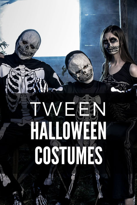 Shopping for a tween can be tough, especially when they're between child and teen or adult sizes. However, that doesn't mean that tweens can't find Halloween costumes! Check out our suggestions for the best Halloween costumes for tweens. Middle School Halloween Costumes, Teen Halloween Costumes, Diy Halloween Scary, Team Halloween Costumes, Diy Girls Costumes, School Halloween Costumes, Costume Guide, The Best Halloween Costumes