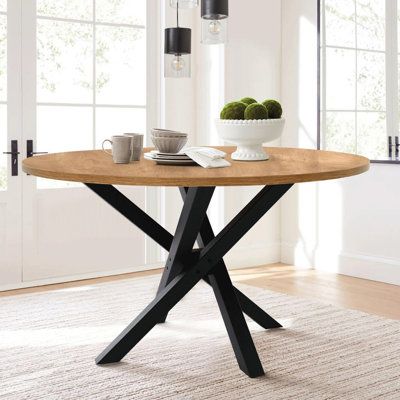 Broadmoor House, Metal Base Dining Table, Circular Dining Table, Round Kitchen Table, Austin Design, Dining Table Legs, Pedestal Dining Table, Kitchen Diy, Wood Dining Table