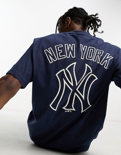 Yankees T Shirt, New Era Logo, Retro Tshirt, T Shirts With Sayings, T Shirt Vest, Shirts With Sayings, Body Fit, New York Yankees, New Era