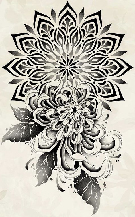 Dragon Half Sleeve Tattoo Design, Mandela Tattoo Drawing, Lotus Flower Dotwork, Filigree Mandala Tattoo, Mandela Leg Sleeve, Ornamental Zodiac Tattoo, Mexican Mandala Tattoo, Men Head Tattoo, Blackout Mandala Tattoo