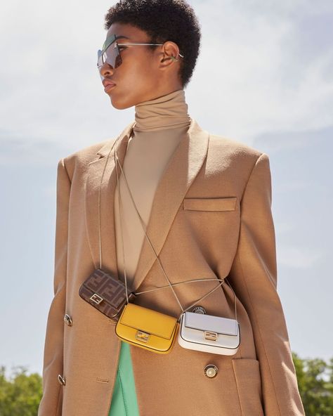 HYPEBAE on Instagram: “The micro bag trend shows no signs of leaving with @fendi's latest bold accessory, the Nano Baguette. Visit the link in bio to find out…” Fendi Mini, Micro Bags, Micro Bag, Bold Accessories, Iconic Bags, Bag Trends, Money Bag, Best Bags, Cute Bags