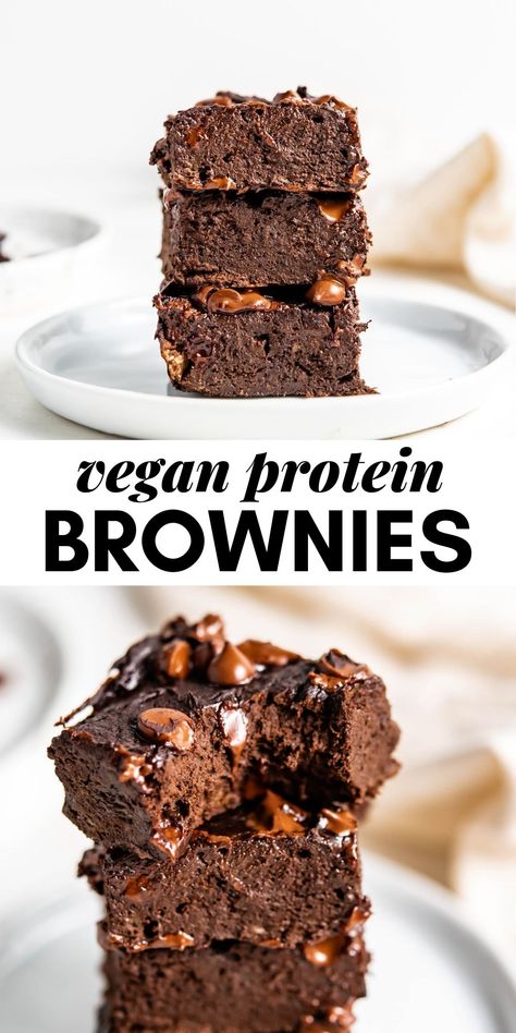 Brownie Vegan, Protein Baking, Sweet Potato Brownies, Protein Brownies, Low Calorie Dessert, Dessert Simple, Protein Desserts, Vegan Sugar, High Protein Vegan