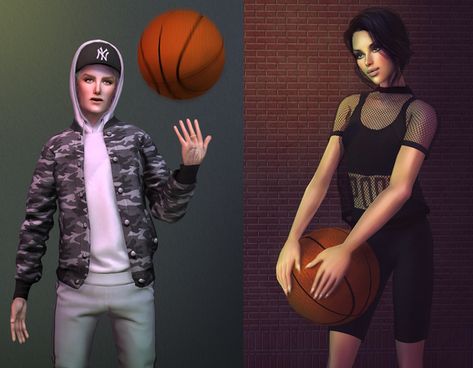 Gradually, with new works, I will try to transfer as much as possible of my work from previous years. In parallel, I am finishing its analogues for TS4. Today with a basketball. The next post will be with the same Sims 4 poses. Sims 4 Basketball Poses, Basketball Couples, Sims 4 Poses, Ts4 Poses, 4 Poses, New Works, A Basketball, Ts4 Cc, Sims 2