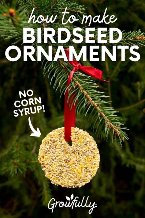 The holiday season is here, and you need some fun Christmas crafts to make with the kids. Look no further than this easy birdseed ornaments tutorial. Bird Food Ornaments, Bird Seed Ornaments Recipe, Ornaments Recipe, Seed Ornaments, Birdseed Ornaments, Bird Seed Ornaments, Bird Feeder Craft, Ornaments To Make, Gardening Gifts