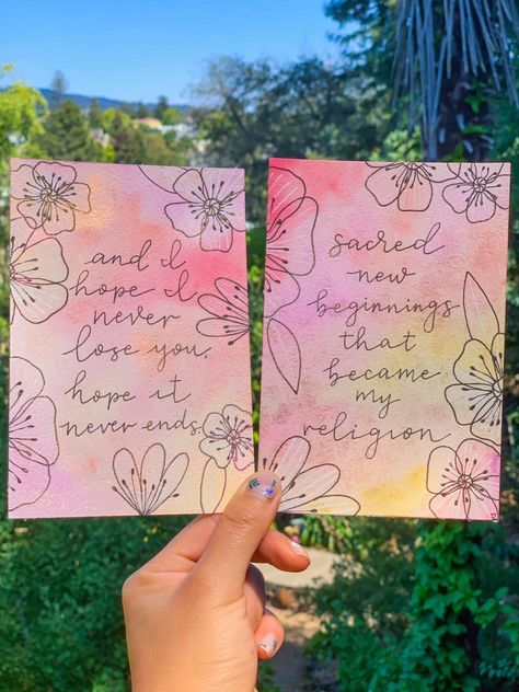 Song Lyric Paintings Canvas Art, Taylor Swift Song Painting Ideas, Taylor Swift Lyric Painting Ideas, Taylor Swift Inspired Watercolor, Watercolor Art Taylor Swift, Taylor Swift Watercolor Paintings, Taylor Swift Lyrics Painting, Watercolor Taylor Swift, Taylor Swift Inspired Paintings