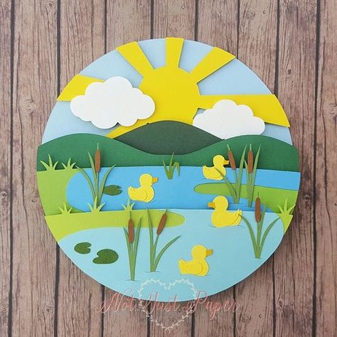 Neli Quilling, Abc Flashcards, Paper 3d, Diy Shadow Box, Cut Out Art, Mouse Crafts, Paper Cutout Art, Glue Stick, Little Duck