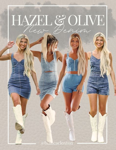 Denim romper, denim dress, country concert, music festival, Morgan Wallen, concert outfit, cowgirl, southern style, ootd, outfit idea, Hazel & Olive Denim Dress Country Concert, Morgan Wallen Concert Outfit, Stagecoach Outfit, Morgan Wallen Concert, Outfit Cowgirl, Hey Babe, Morgan Wallen, Country Concert, Country Concerts