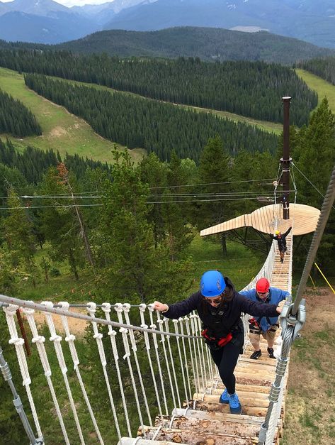 Game Creek Aerial Adventure aerial bridge ~ 14 Things to Do in Vail in Summer Vail Colorado Summer, Colorado Vacation Summer, Beaver Creek Colorado, Colorado Travel Guide, Road Trip To Colorado, Colorado Summer, Paris Travel Tips, Japan Travel Tips, Colorado Vacation