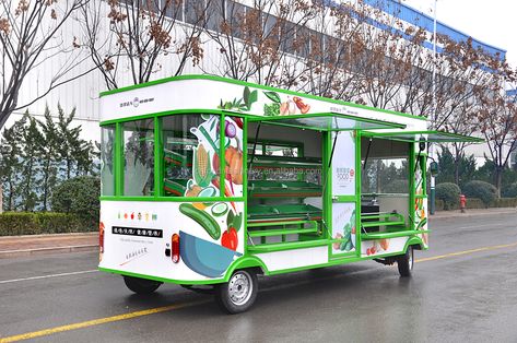 Customized Vegetable Vending Cart Fruit Display Cart Email: In 10F Food Vending Machines, Vending Cart, Food Machine, Vietnamese Sandwich, Flowers To Go, San Francisco Food, Food Truck Festival, Mobile Food Trucks, Drink Cart